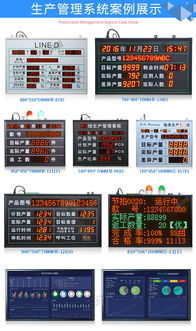 工厂生产线lcd电子管理看板计划实际产量计数进度监控软件mes系统